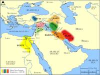 Kingdoms of the Near East, about 1800 BC
